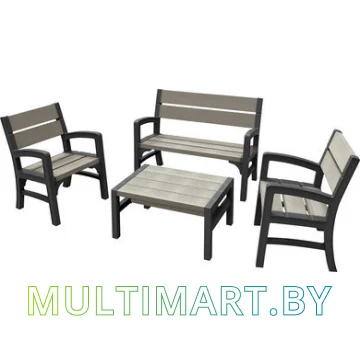 Набор садовой мебели Keter Montero WLF Bench Set